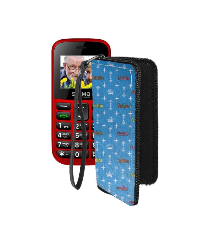 Чохол-гаманець з екошкіри для телефону Sigma Comfort 50 EASY
