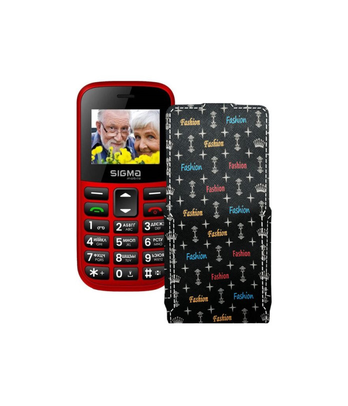 Чохол-флип з екошкіри для телефону Sigma Comfort 50 EASY