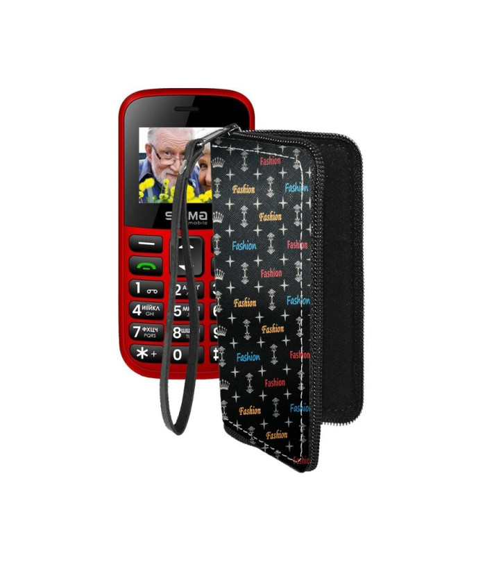 Чохол-гаманець з екошкіри для телефону Sigma Comfort 50 EASY