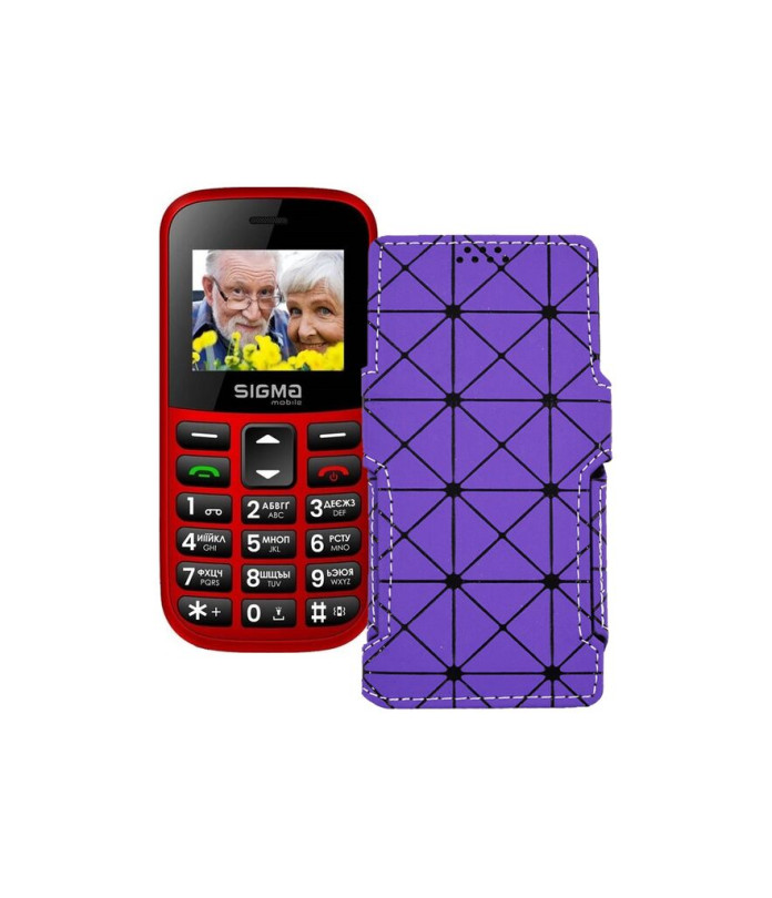 Чохол-книжка з екошкіри для телефону Sigma Comfort 50 EASY