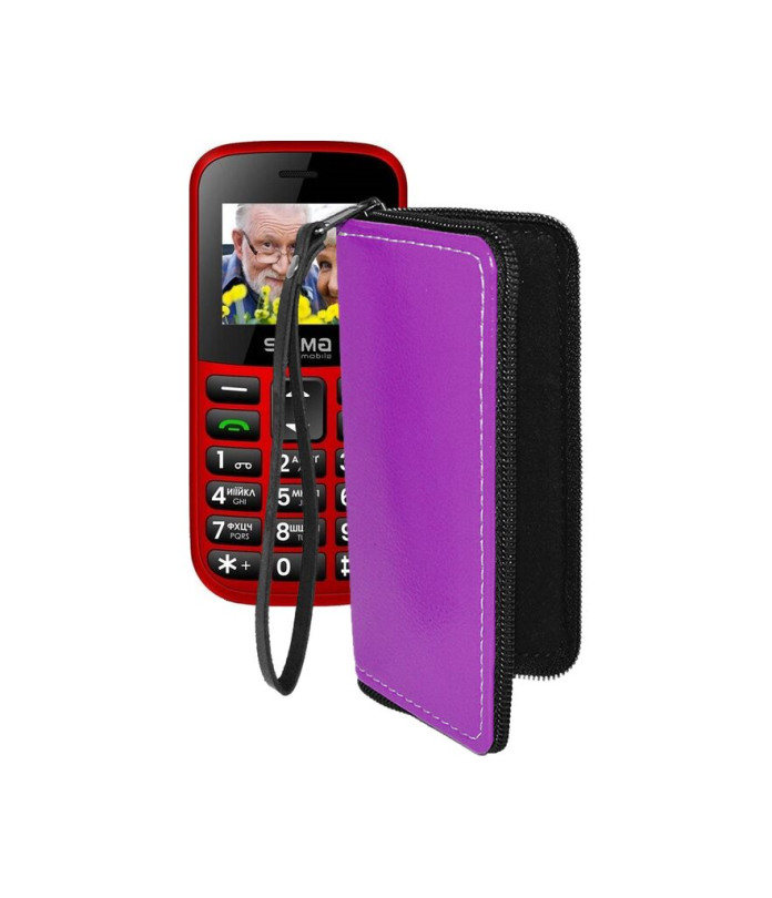 Чохол-гаманець з екошкіри для телефону Sigma Comfort 50 EASY