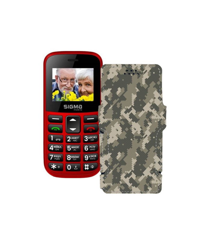 Чохол-книжка з екошкіри для телефону Sigma Comfort 50 EASY