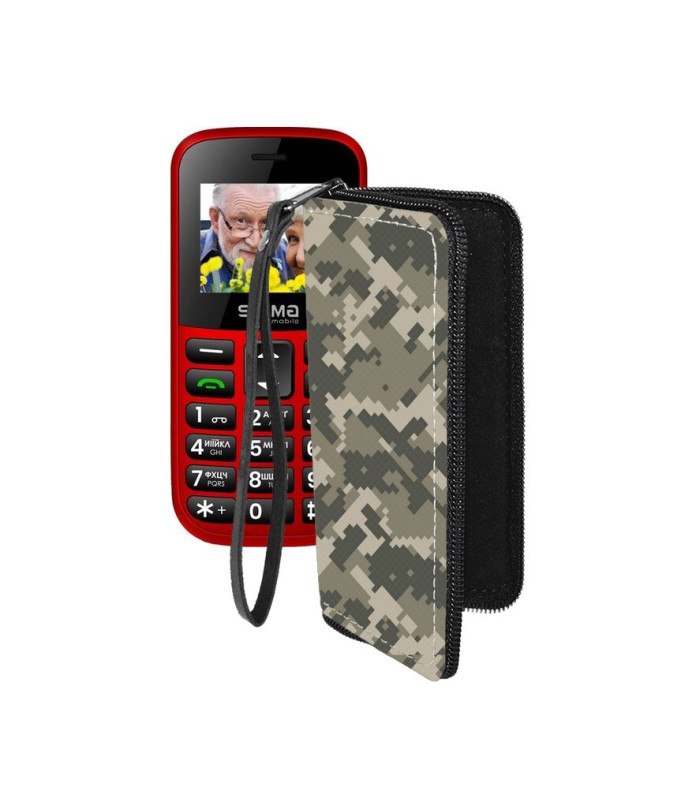 Чохол-гаманець з екошкіри для телефону Sigma Comfort 50 EASY