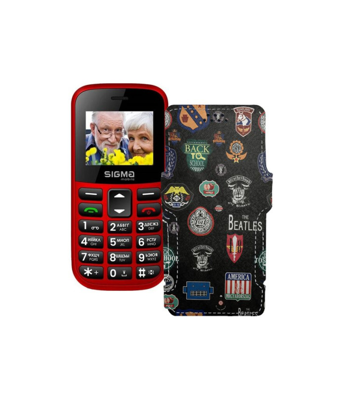 Чохол-книжка з екошкіри для телефону Sigma Comfort 50 EASY