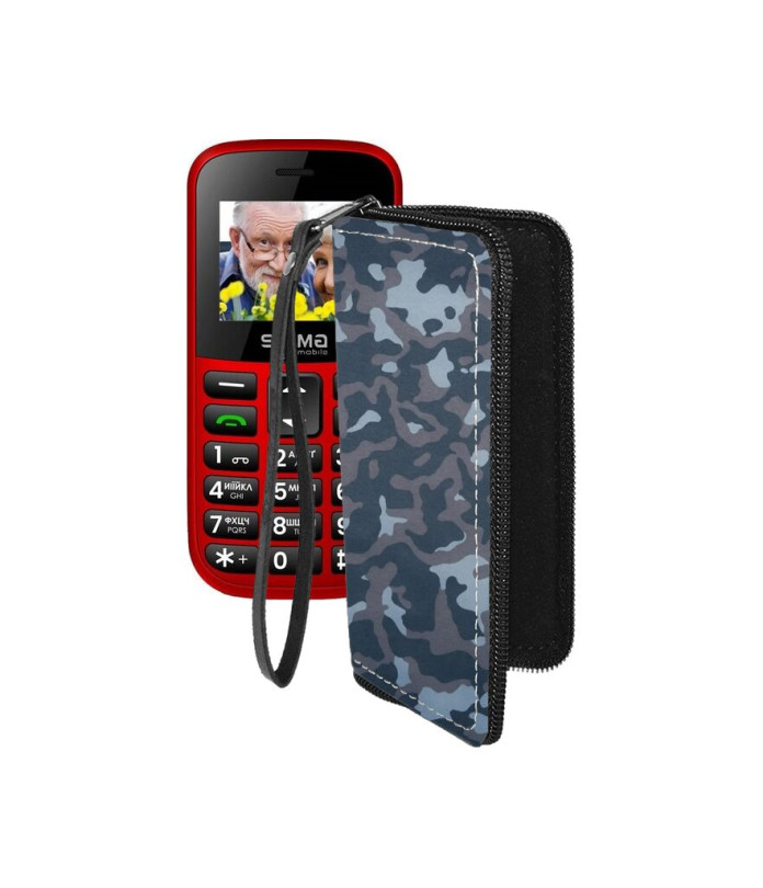 Чохол-гаманець з екошкіри для телефону Sigma Comfort 50 EASY