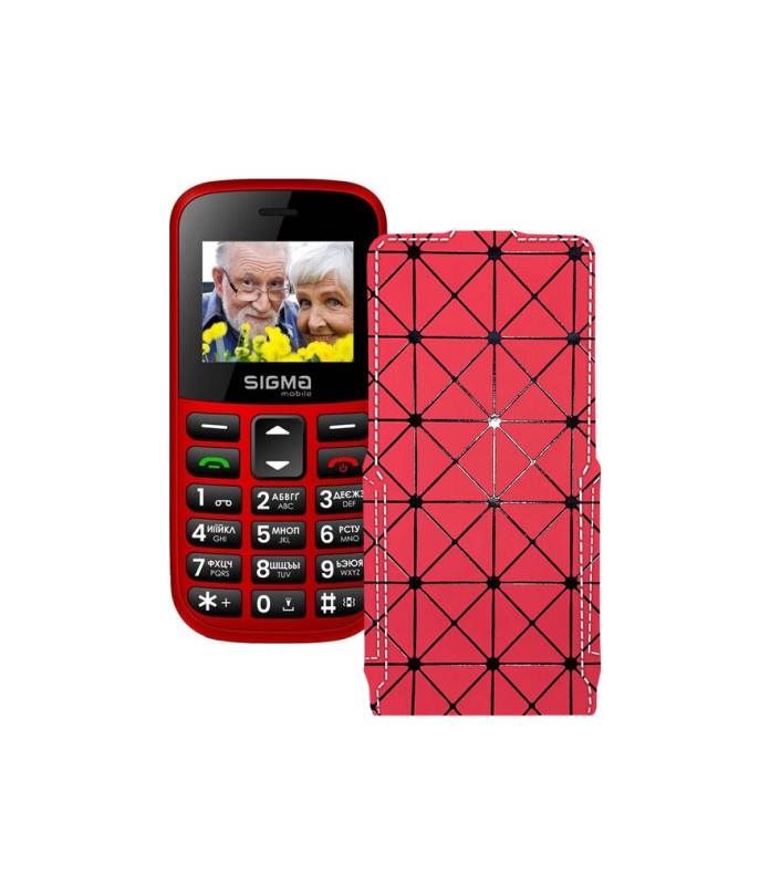 Чохол-флип з екошкіри для телефону Sigma Comfort 50 EASY
