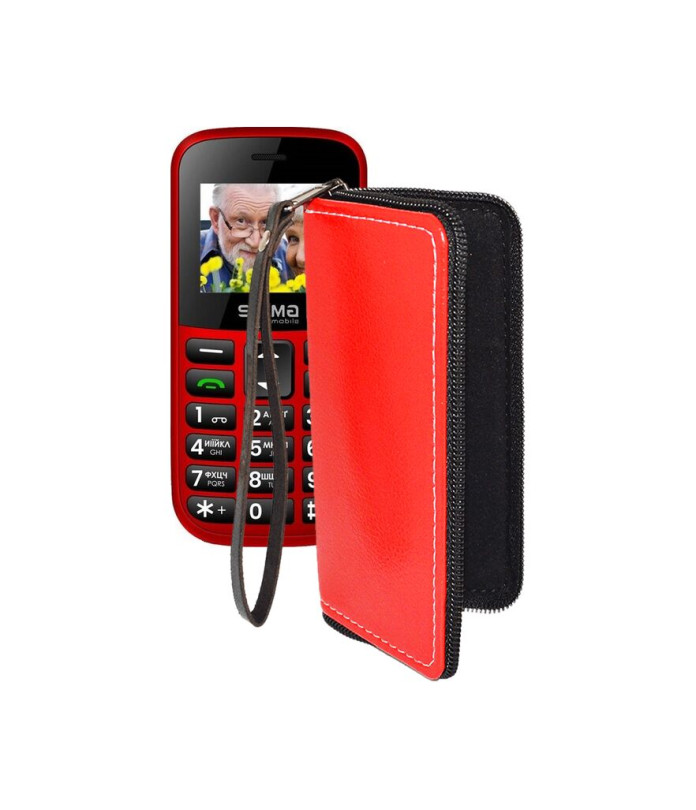 Чохол-гаманець з екошкіри для телефону Sigma Comfort 50 EASY