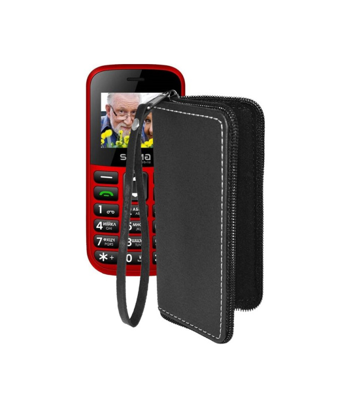 Чохол-гаманець з екошкіри для телефону Sigma Comfort 50 EASY