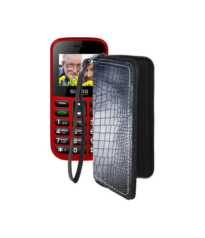 Чохол-гаманець з екошкіри для телефону Sigma Comfort 50 EASY