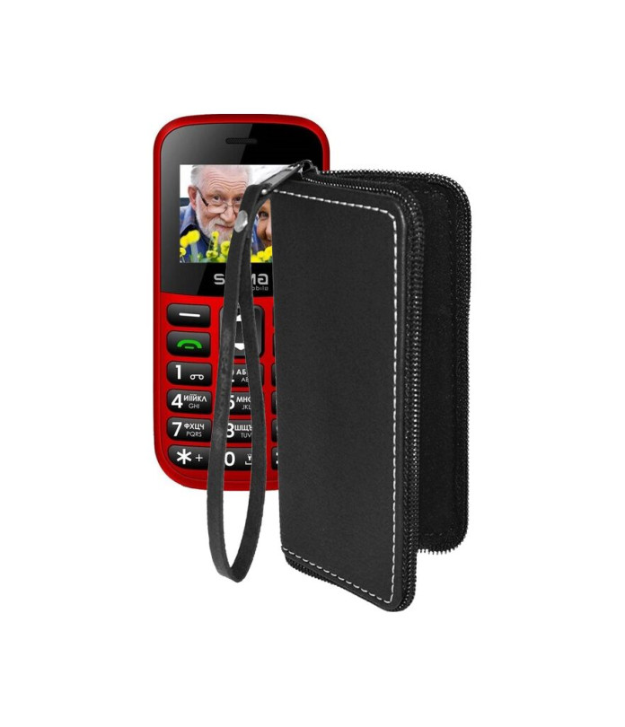 Чохол-гаманець з екошкіри для телефону Sigma Comfort 50 EASY