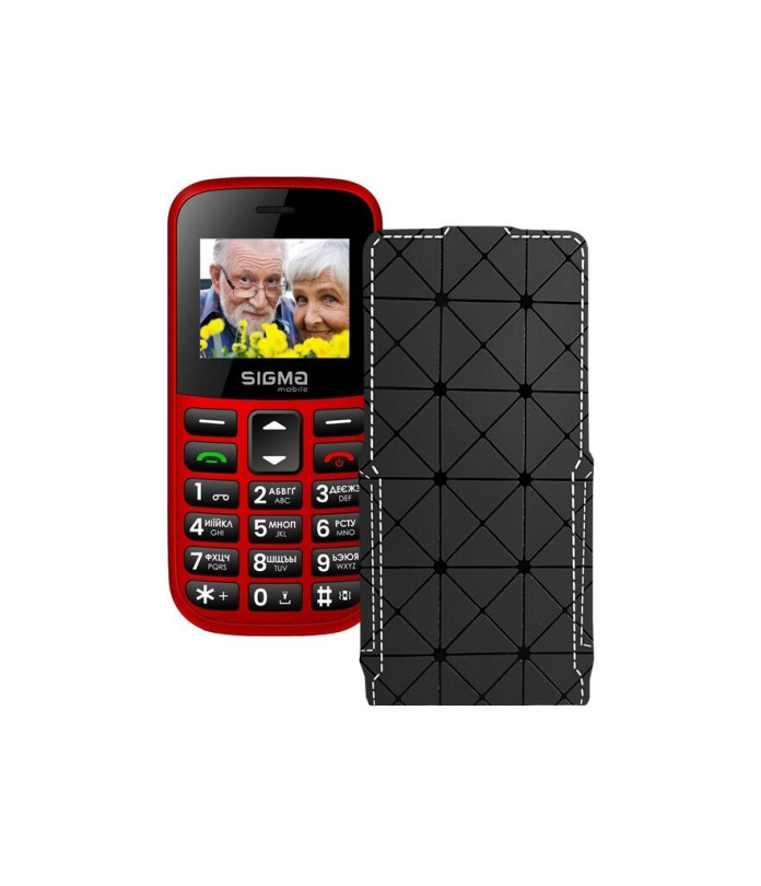 Чохол-флип з екошкіри для телефону Sigma Comfort 50 EASY