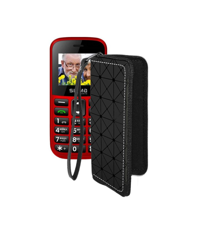 Чохол-гаманець з екошкіри для телефону Sigma Comfort 50 EASY