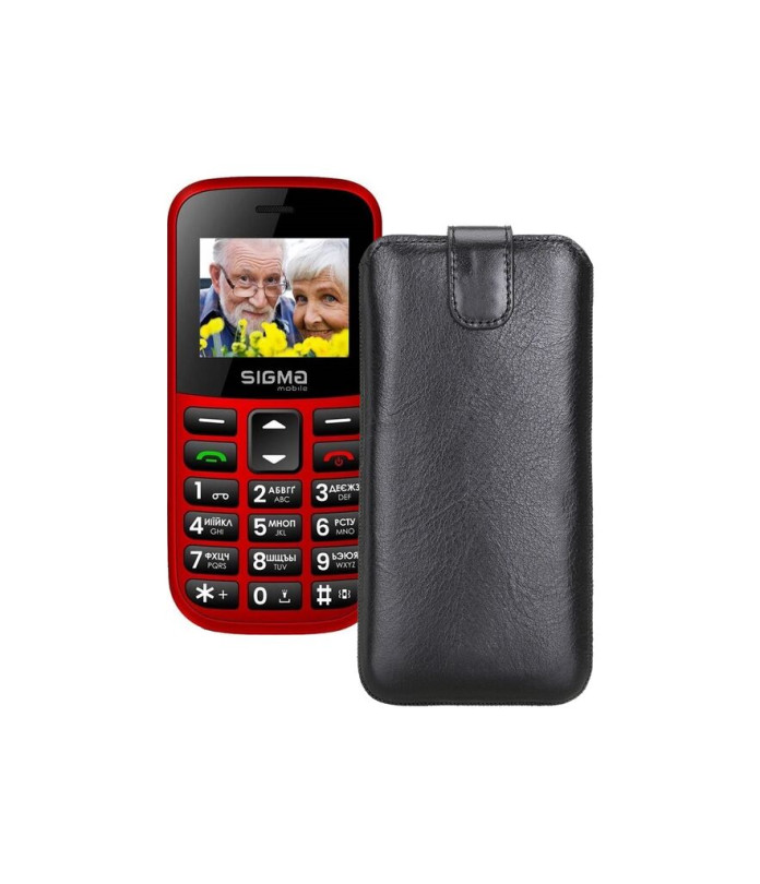 Витяжка з екошкіри для телефону Sigma Comfort 50 EASY