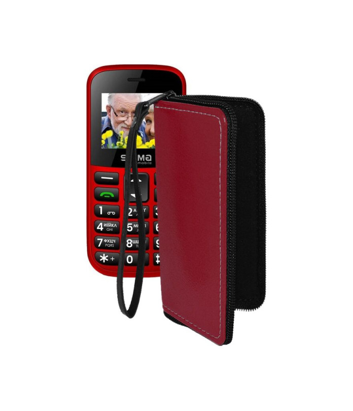 Чохол-гаманець з екошкіри для телефону Sigma Comfort 50 EASY