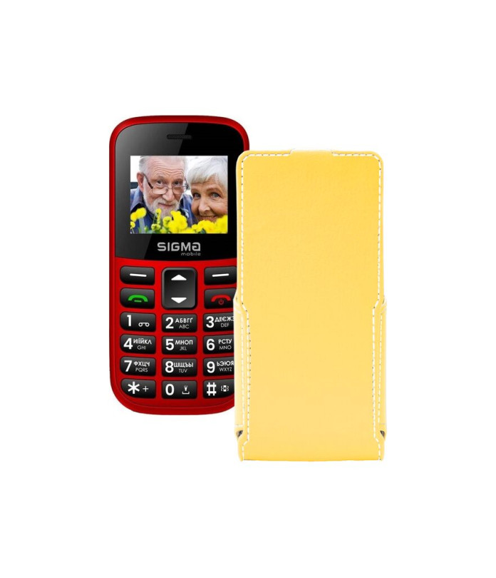Чохол-флип з екошкіри для телефону Sigma Comfort 50 EASY