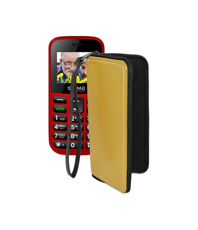 Чохол-гаманець з екошкіри для телефону Sigma Comfort 50 EASY