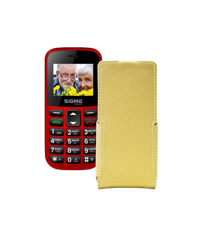 Чохол-флип з екошкіри для телефону Sigma Comfort 50 EASY