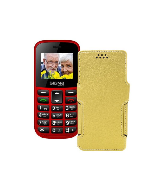 Чохол-книжка з екошкіри для телефону Sigma Comfort 50 EASY