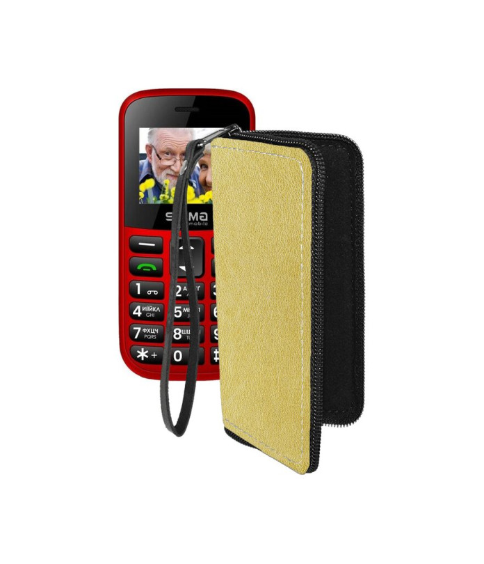 Чохол-гаманець з екошкіри для телефону Sigma Comfort 50 EASY