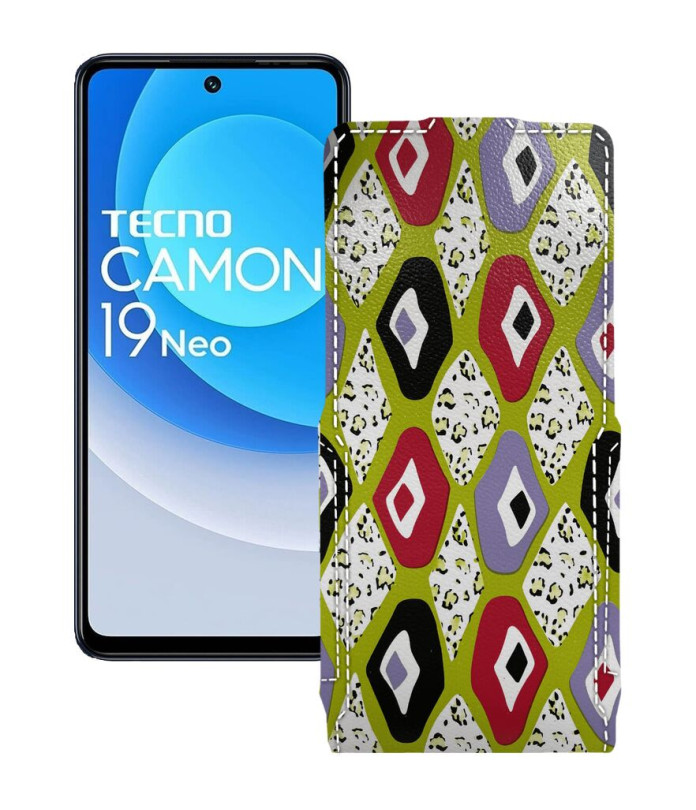 Чохол-флип з екошкіри для телефону Tecno Camon 19 Neo