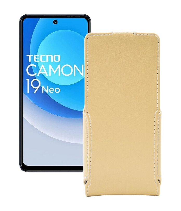 Чохол-флип з екошкіри для телефону Tecno Camon 19 Neo