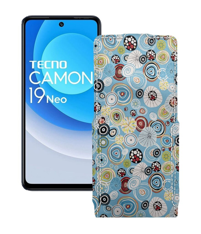 Чохол-флип з екошкіри для телефону Tecno Camon 19 Neo