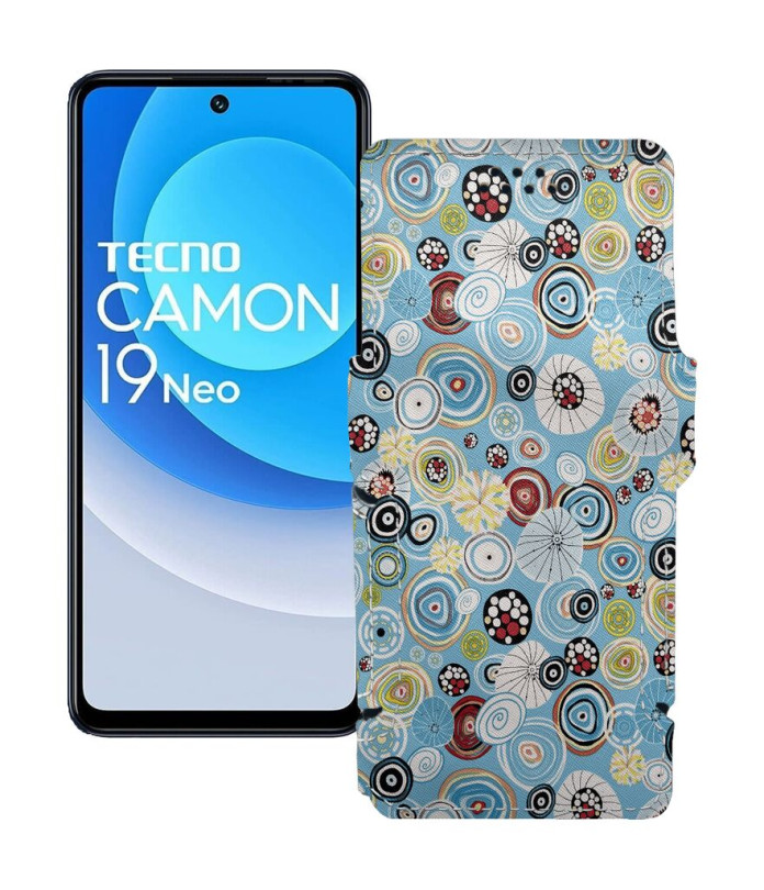 Чохол-книжка з екошкіри для телефону Tecno Camon 19 Neo