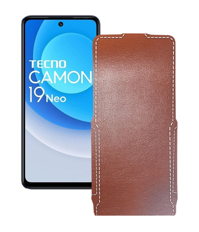 Чохол-флип з екошкіри для телефону Tecno Camon 19 Neo