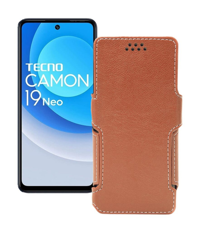 Чохол-книжка з екошкіри для телефону Tecno Camon 19 Neo