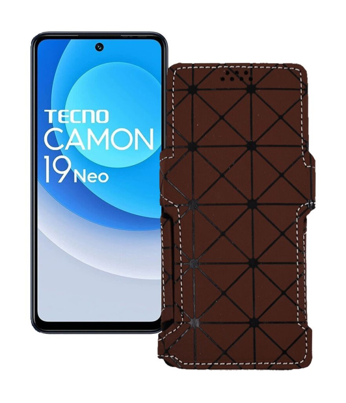 Чохол-книжка з екошкіри для телефону Tecno Camon 19 Neo