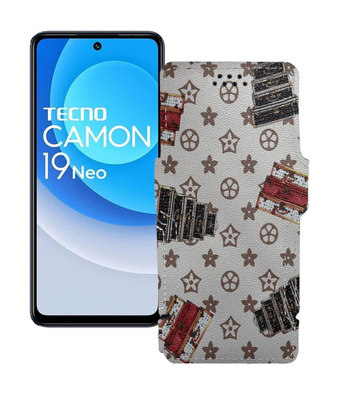 Чохол-книжка з екошкіри для телефону Tecno Camon 19 Neo