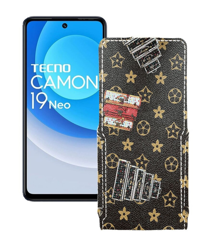 Чохол-флип з екошкіри для телефону Tecno Camon 19 Neo