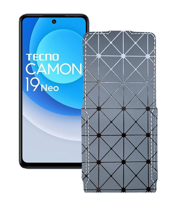 Чохол-флип з екошкіри для телефону Tecno Camon 19 Neo