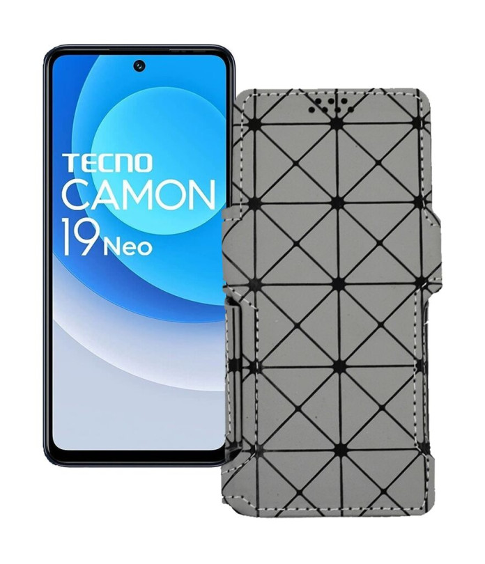 Чохол-книжка з екошкіри для телефону Tecno Camon 19 Neo