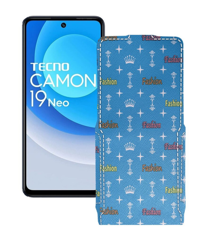 Чохол-флип з екошкіри для телефону Tecno Camon 19 Neo