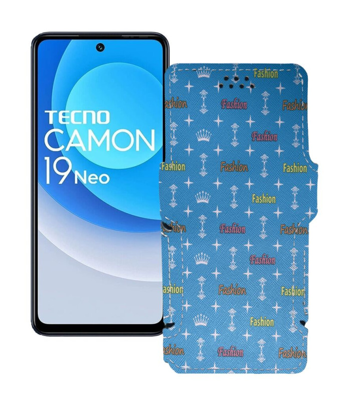 Чохол-книжка з екошкіри для телефону Tecno Camon 19 Neo