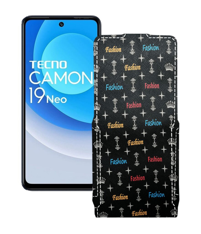 Чохол-флип з екошкіри для телефону Tecno Camon 19 Neo