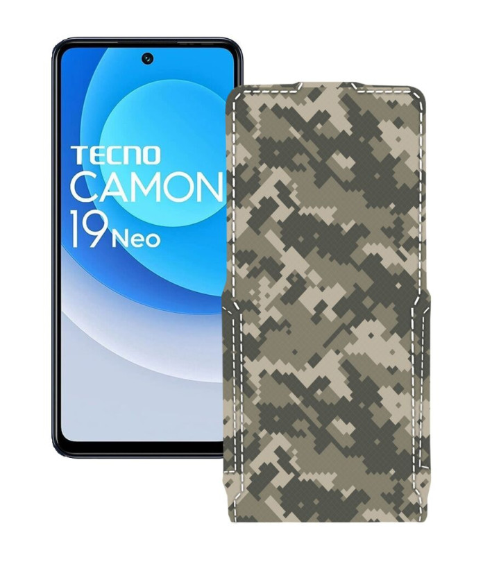 Чохол-флип з екошкіри для телефону Tecno Camon 19 Neo