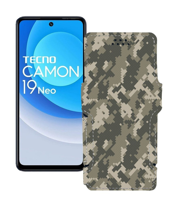 Чохол-книжка з екошкіри для телефону Tecno Camon 19 Neo