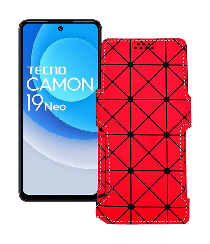 Чохол-книжка з екошкіри для телефону Tecno Camon 19 Neo