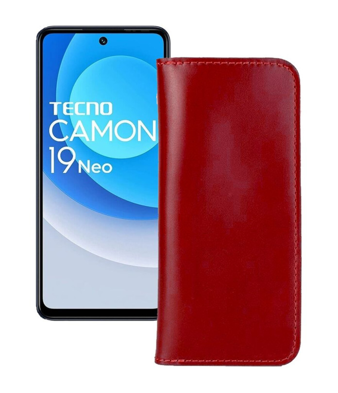 Портмоне з шкіри для телефону Tecno Camon 19 Neo