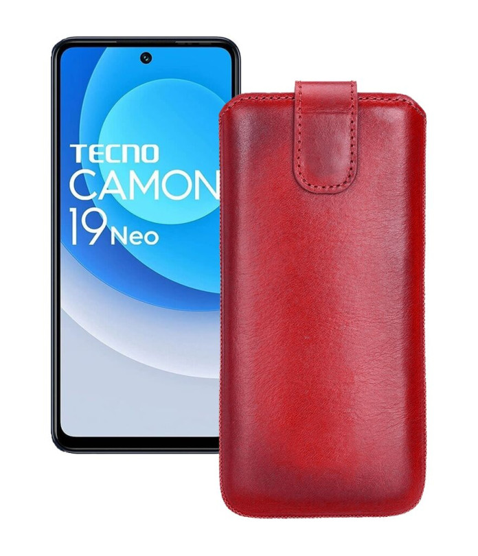 Витяжка з екошкіри для телефону Tecno Camon 19 Neo