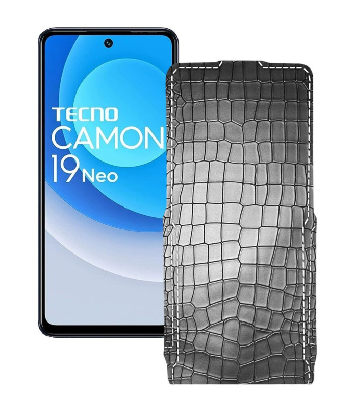 Чохол-флип з екошкіри для телефону Tecno Camon 19 Neo