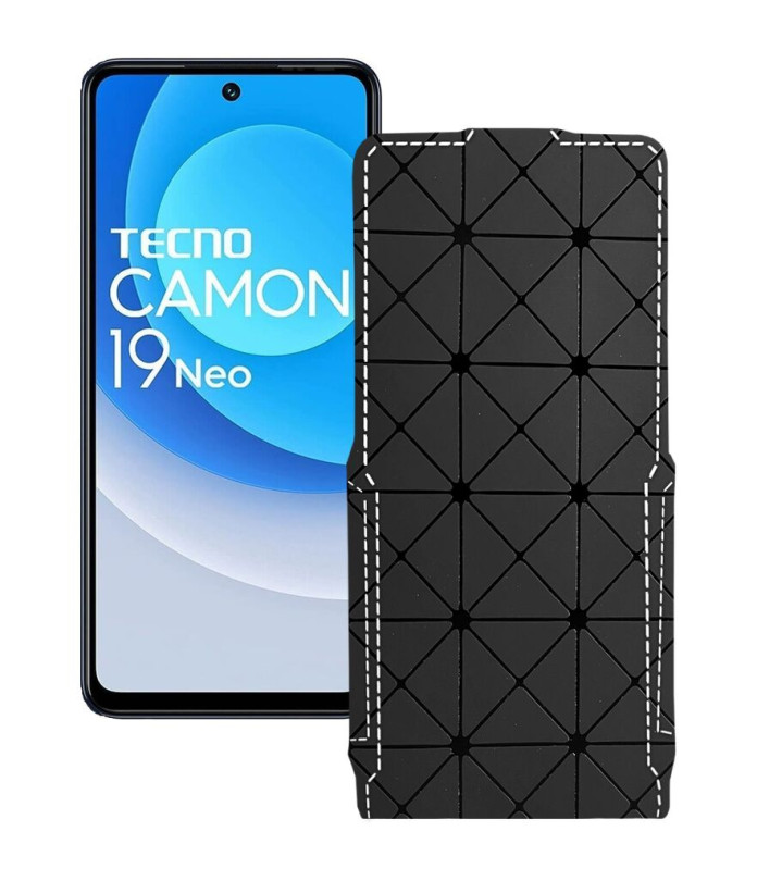 Чохол-флип з екошкіри для телефону Tecno Camon 19 Neo