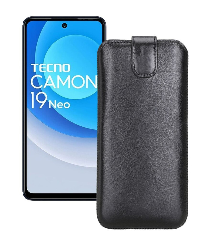 Витяжка з екошкіри для телефону Tecno Camon 19 Neo