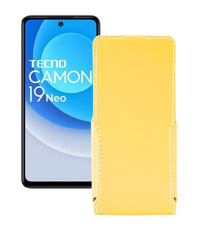 Чохол-флип з екошкіри для телефону Tecno Camon 19 Neo