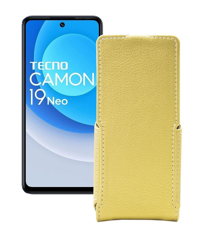 Чохол-флип з екошкіри для телефону Tecno Camon 19 Neo