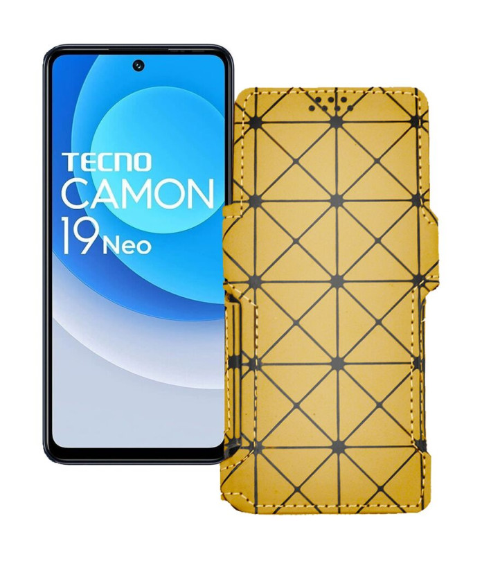 Чохол-книжка з екошкіри для телефону Tecno Camon 19 Neo