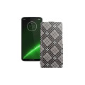 Чохол-флип з екошкіри для телефону Motorola Moto G7 Plus