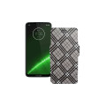 Чохол-книжка з екошкіри для телефону Motorola Moto G7 Plus